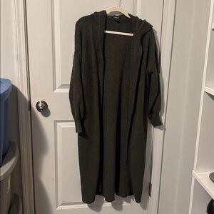 Express Forest Green Plush Sweater